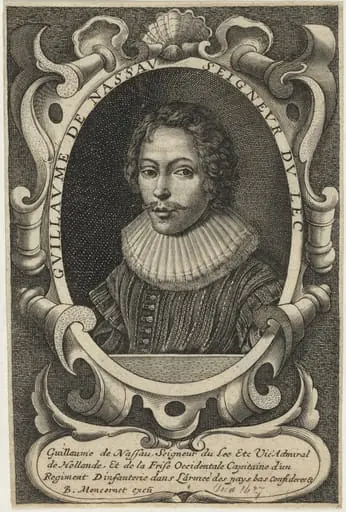 William of Nassau, Vice-Admiral of Holland, by Balthasar Moncornet