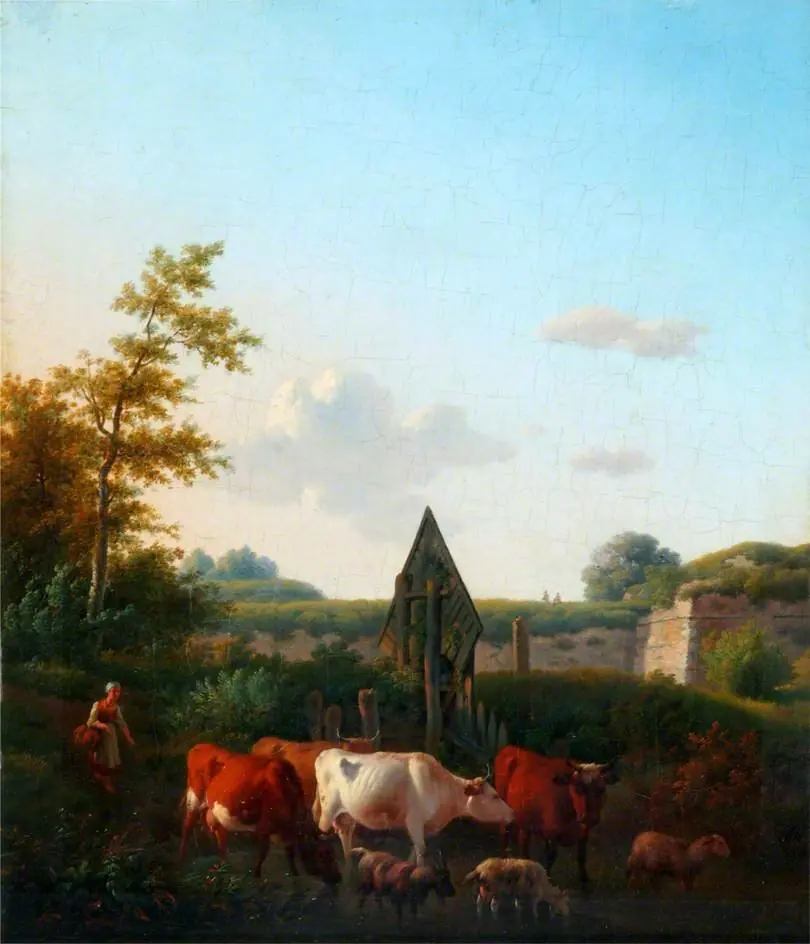 Landscape with Cattle, by Balthasar Paul Ommeganck