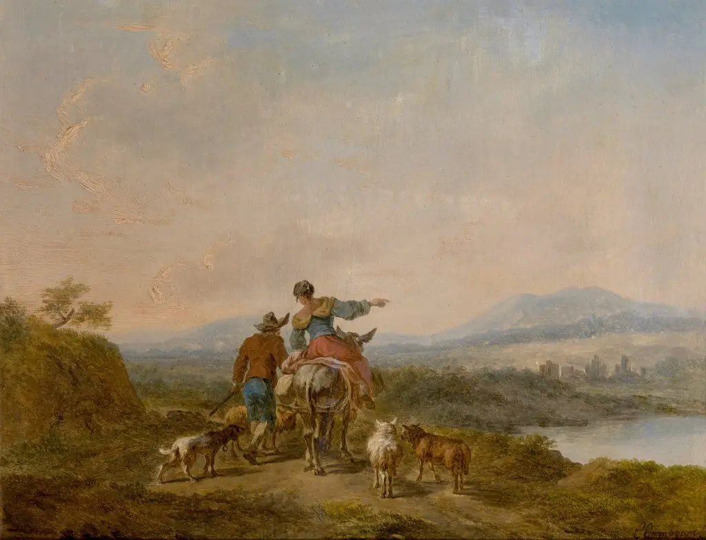 Landscape with Figures, by Balthasar Paul Ommeganck