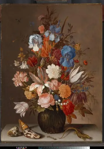 Still Life with Flowers, by Balthasar van der Ast