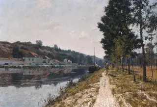 Banks of the Loing, by William Lamb Picknell