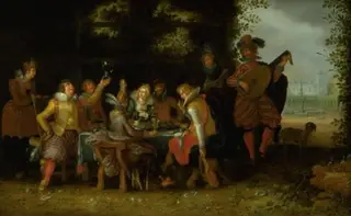 Banquet in a Park (The Prodigal Son among the Harlots?)