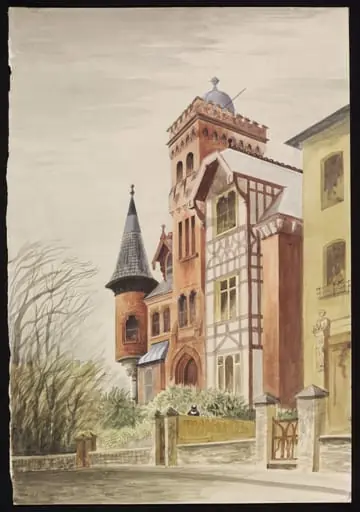 House in Amberley Grove, Sydenham, built by an Astronomer c.1867, by Barbara Jones
