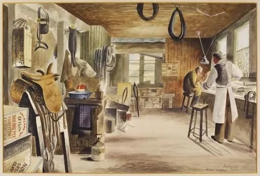 Saddler's Workshop, 70, High Street, Croydon, by Barbara Jones