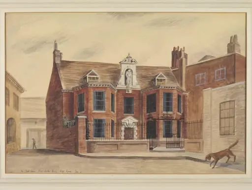 The Bank House, Kings Staithes Quay, Kings Lynn, by Barbara Jones