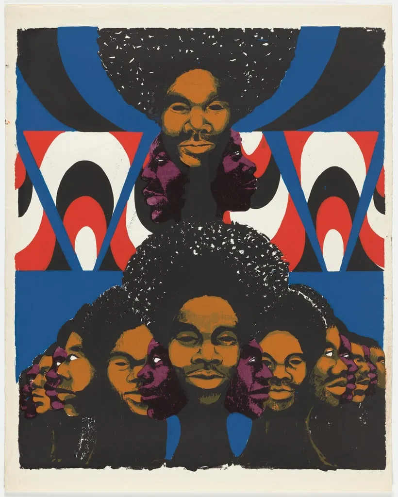 Untitled, by Barbara Jones-Hogu, ink, 1970