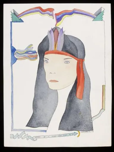 Portrait of a Young Maid Ready to Go, by Barbara Nessim