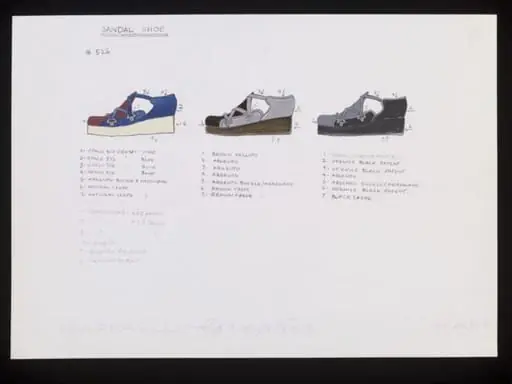 Sandal Shoe, by Barbara Nessim