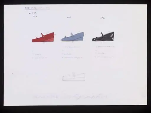 Toe Shoe Mary Jane, by Barbara Nessim