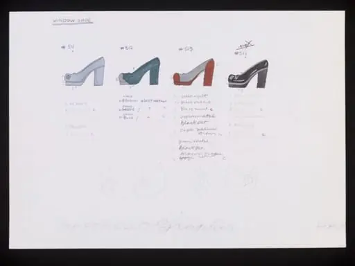 Window Shoe, by Barbara Nessim