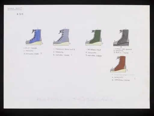 Work Boot, by Barbara Nessim