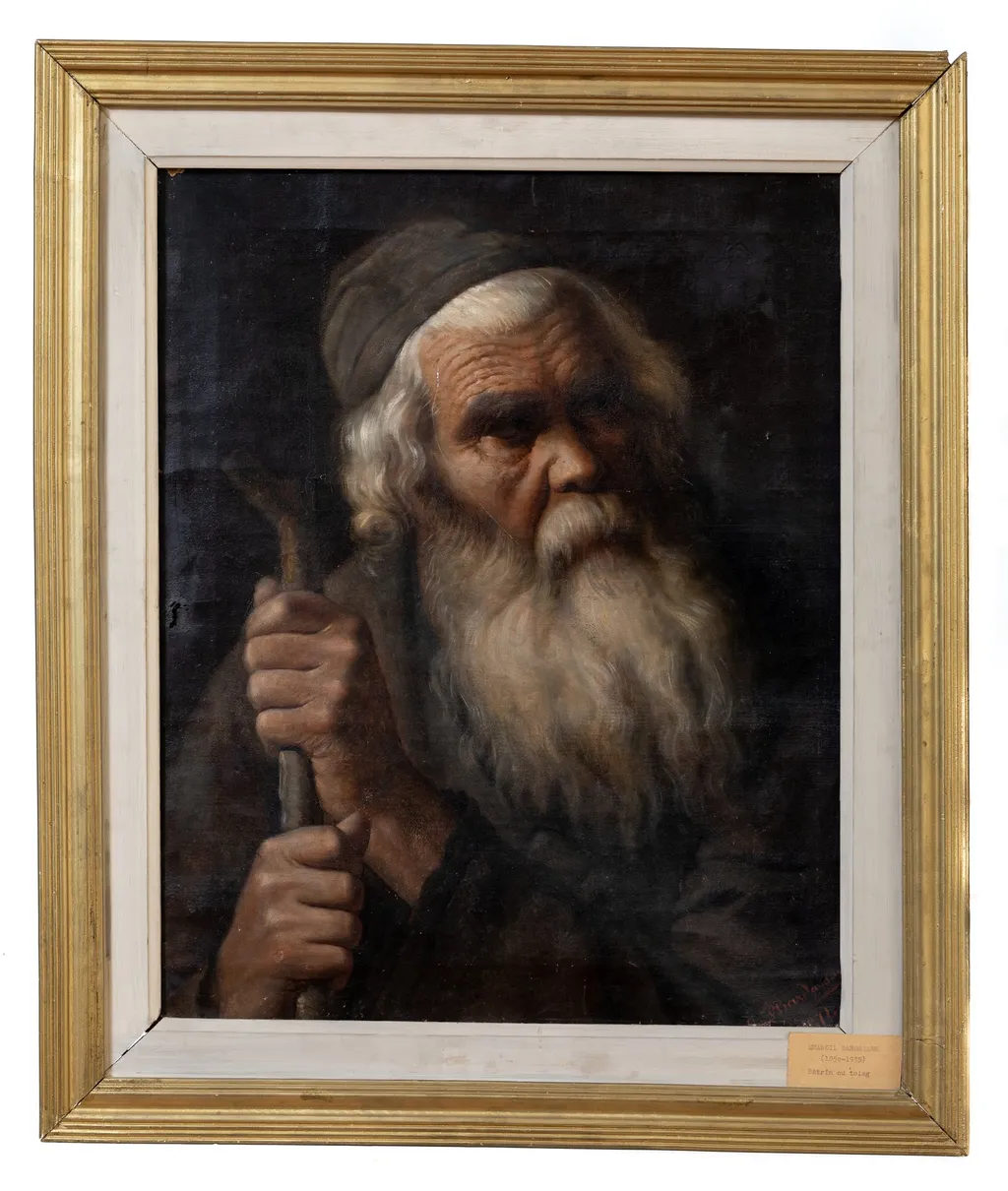 Bătrân cu toiag, by Bardasare P. Emanoil, unspecified, 1871
