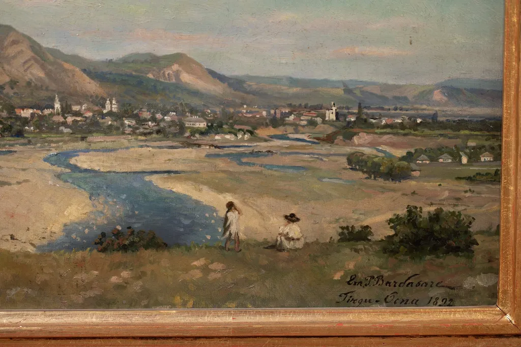 Vedere din Târgu Ocna, by Bardasare P. Emanoil, unspecified, 1892
