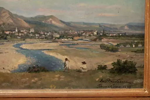 Vedere din Târgu Ocna, by Bardasare P. Emanoil