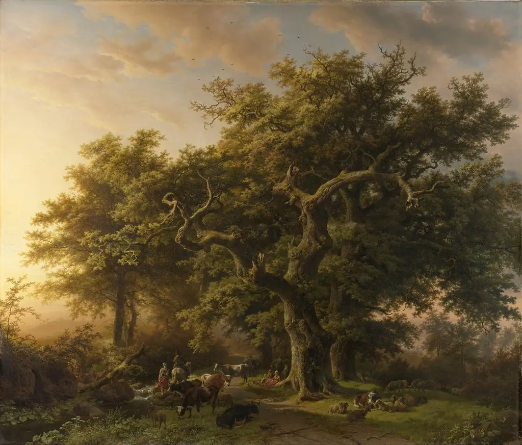 Forest Scene, by Barend Cornelis Koekkoek