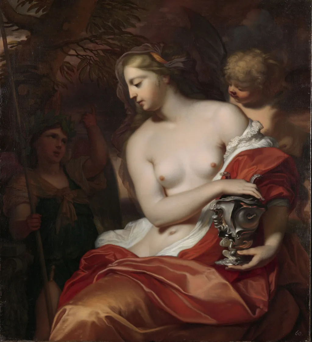 Pandora, by Barend Graat, oil, 1688
