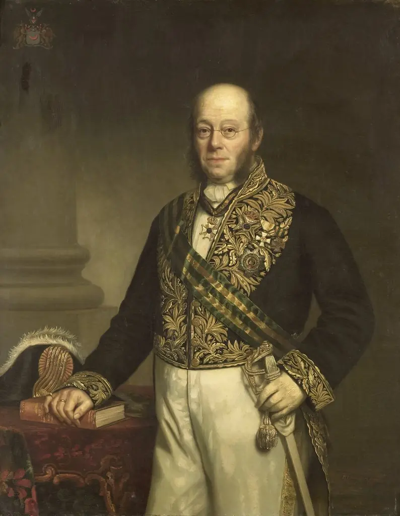Ludolph Anne Jan Wilt Baron Sloet van de Beele (1806-90). Gouverneur-generaal (1861-66), by Barend Leonardus Hendriks