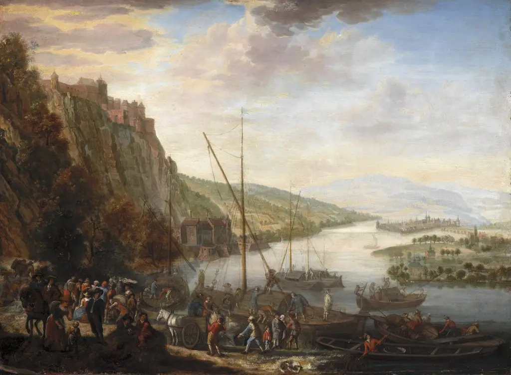 A River Landscape, by Barent van Kalraet