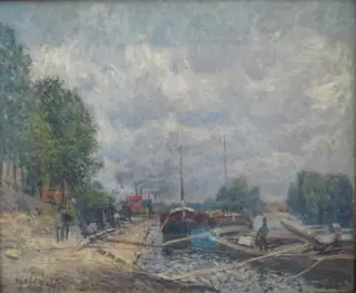 Barges at Billancourt