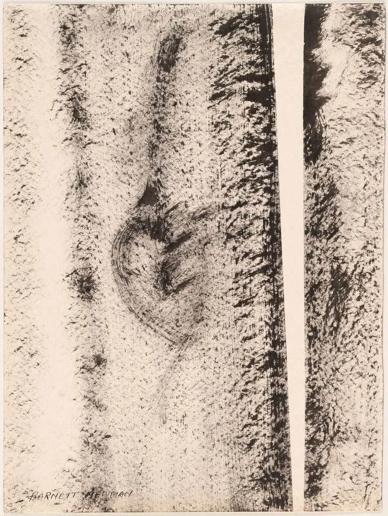 Untitled, by Barnett Newman, ink, 1946