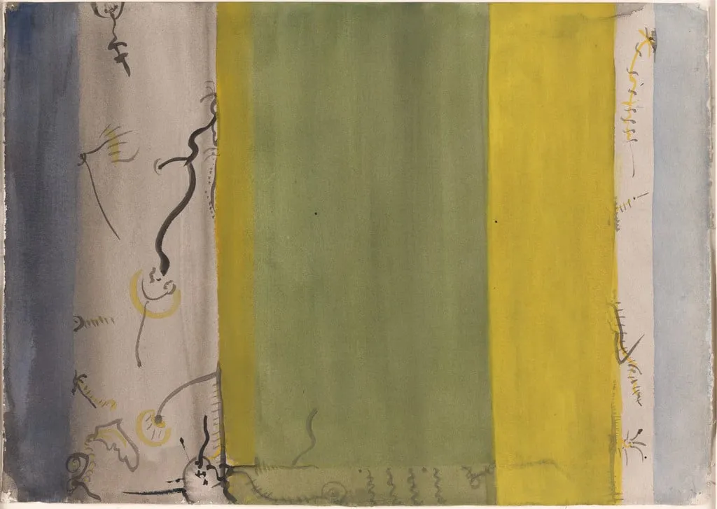 Untitled, by Barnett Newman, watercolor, 1945