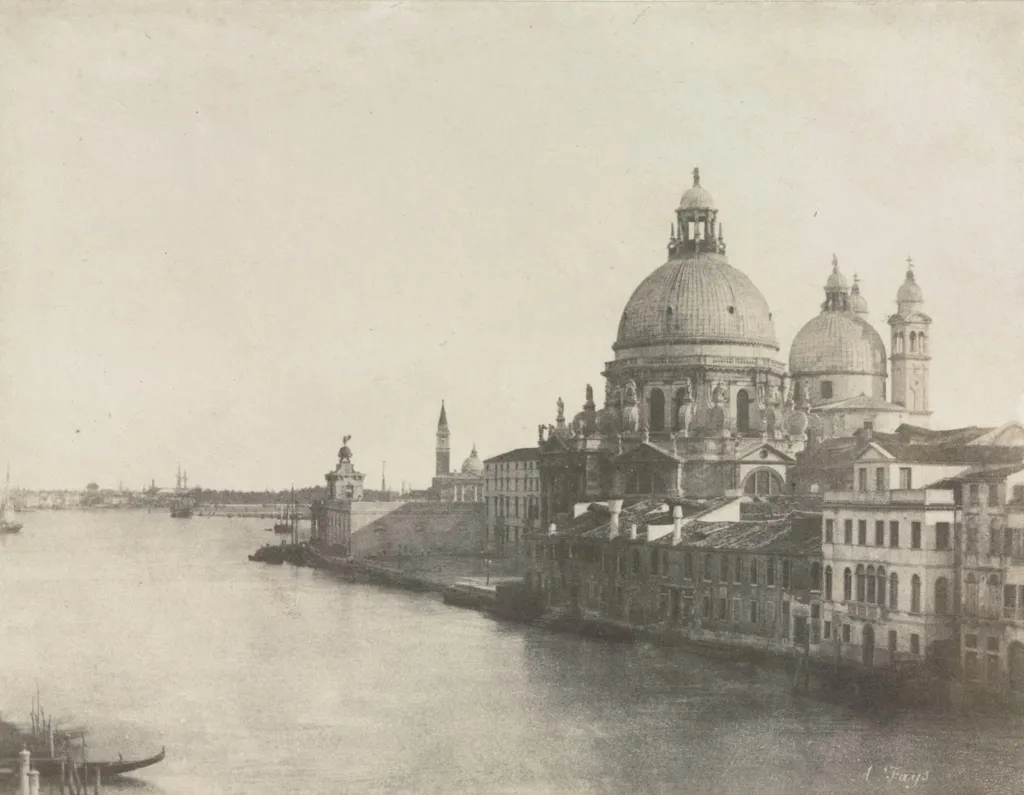 Santa Maria della Salute, View of the Grand Canal, Venice, by Baron A. Faÿs, 1854