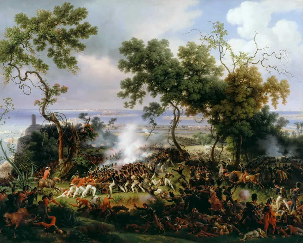 Battle of Chiclana, 5th March 1811, by Baron Lejeune Louis-François, oil, 1812