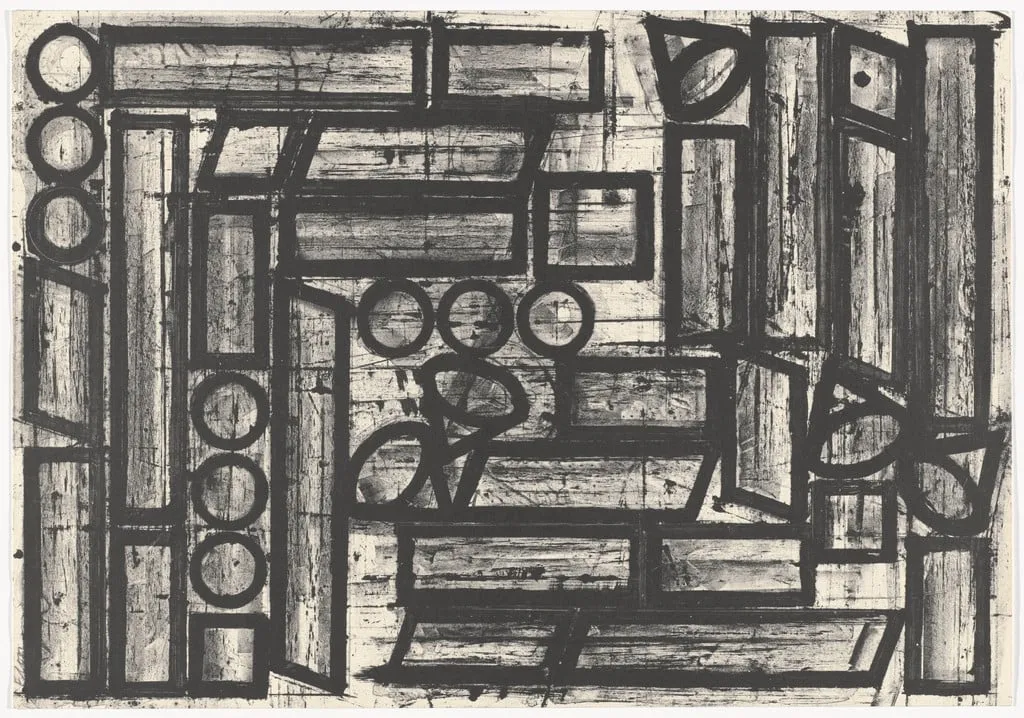 Untitled, by Barry Le Va, ink, 1991