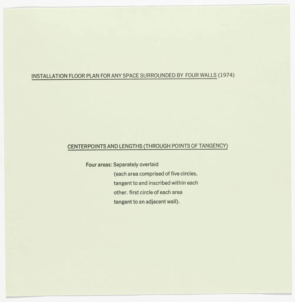 Untitled, by Barry Le Va, 1976