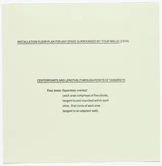 Untitled, by Barry Le Va, 1976