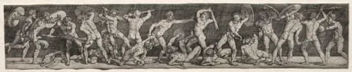 Battle of Naked Men, by Barthel Beham