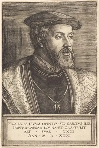 Emperor Charles V, by Barthel Beham