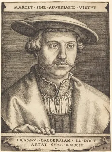 Erasmus Balderman, by Barthel Beham