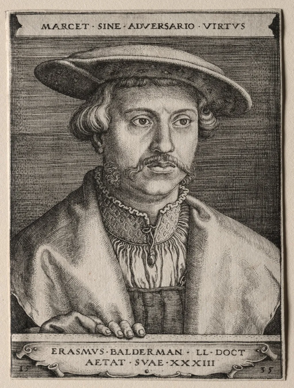 Erasmus Balderman, by Barthel Beham, 1535