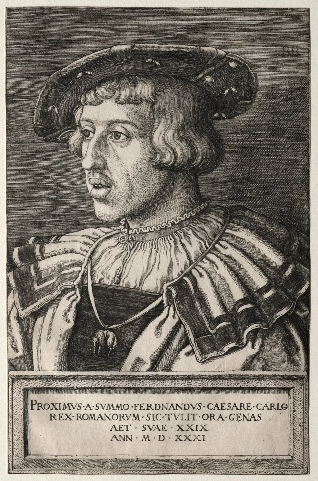 Ferdinand I, by Barthel Beham, 1531