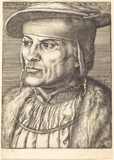 Leonhard von Eck, by Barthel Beham