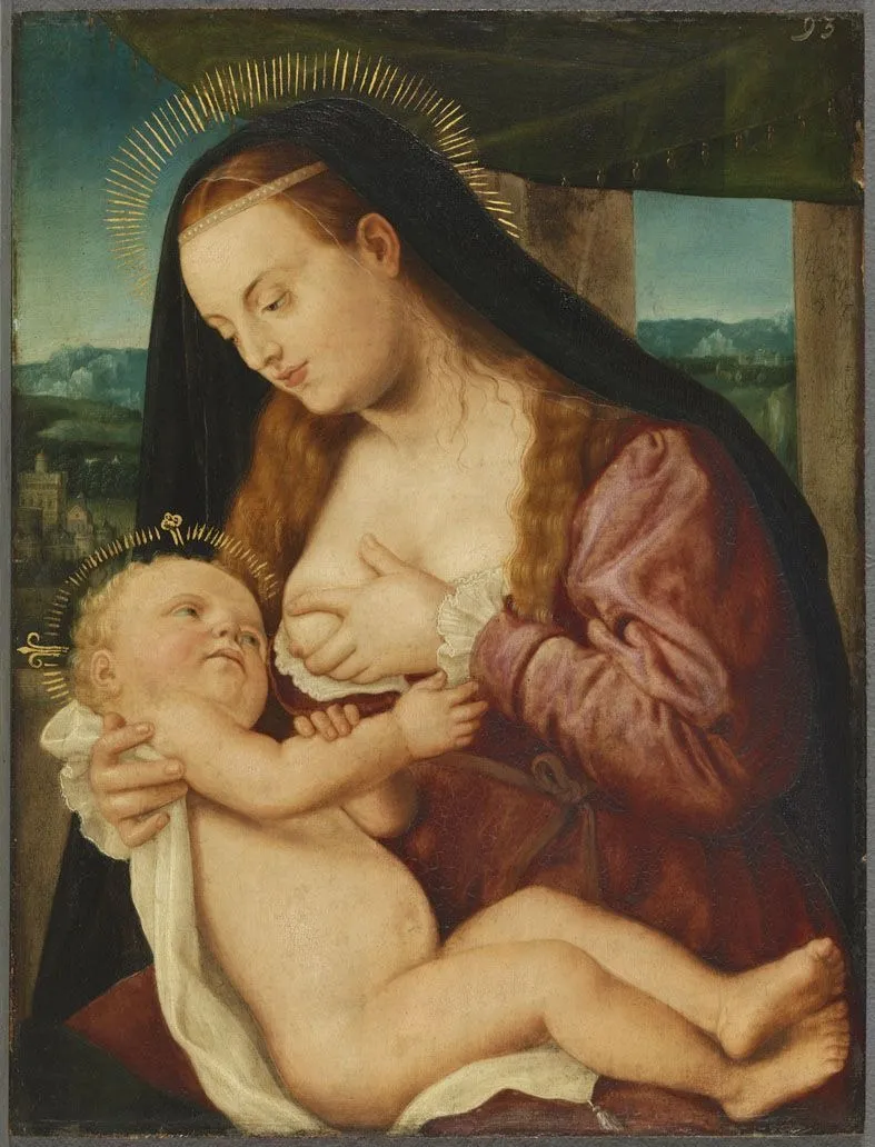 Maria mit dem Kind (zugeschrieben), by Barthel Beham, unspecified, 1536