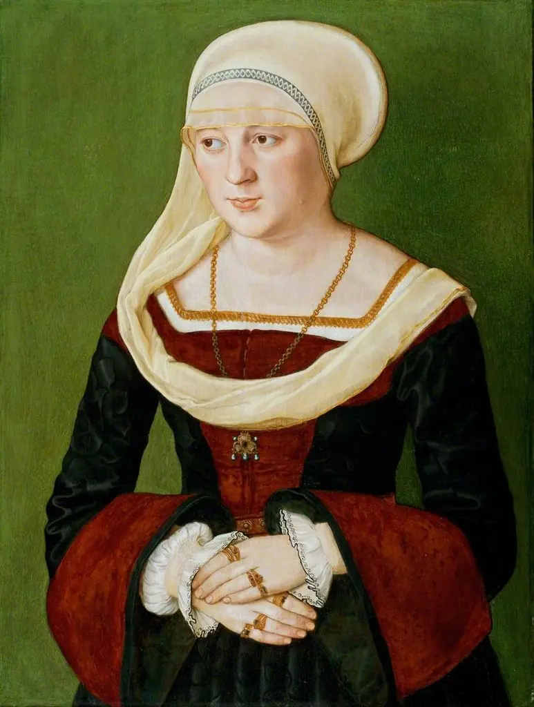 Portrait of Anna Scheit, née Mem(m)inger, by Barthel Beham