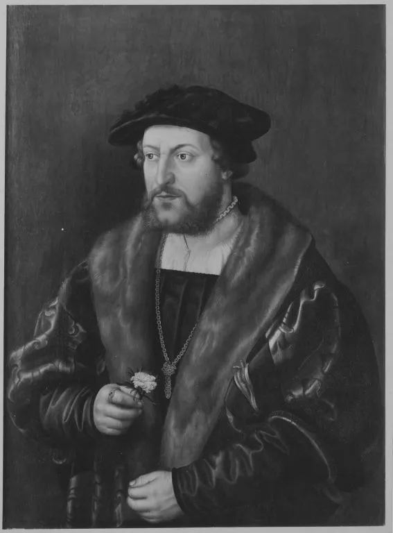 Portrait of Herzog Johann III, Paltzgraf bei Rhein (1488-1538), by Barthel Beham, paint, 1533