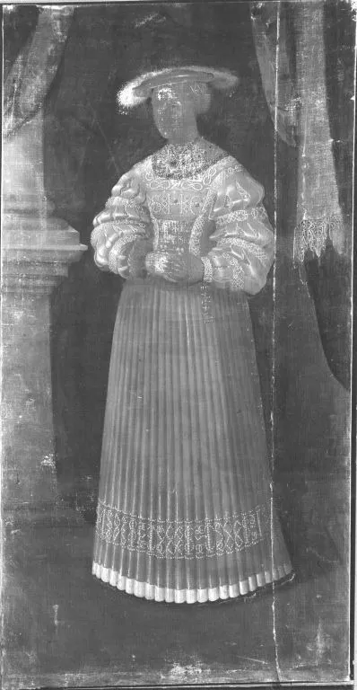 Susanna von Brandenburg, Gemahlin Ottheinrichs (Seitenverkehrte Kopie nach Inv.-Nr. 2450) (Kopie nach), by Barthel Beham, unspecified, 1531