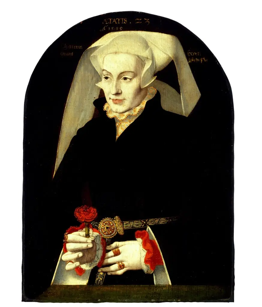 Portrait of Chatrina, Aged 23 Years, by Barthel Bruyn the Younger