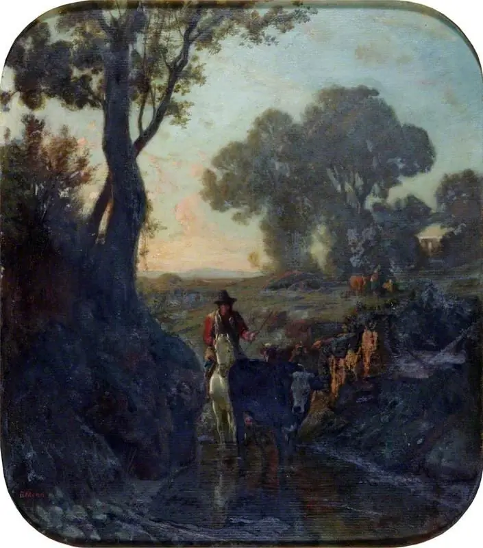 The Cowherd, by Barthélemy Menn