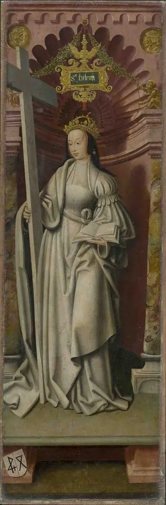 Kreuzigungsaltar: Hl. Helena, by Bartholomaeus Bruyn the Elder