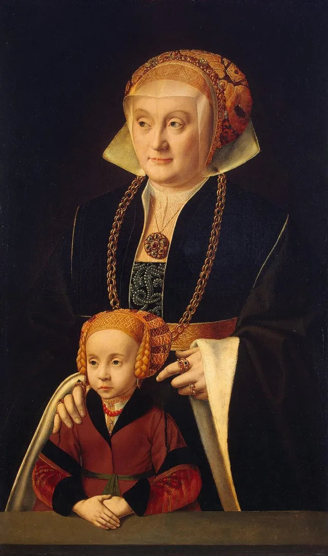 Portrait of a Lady and Her Daughter