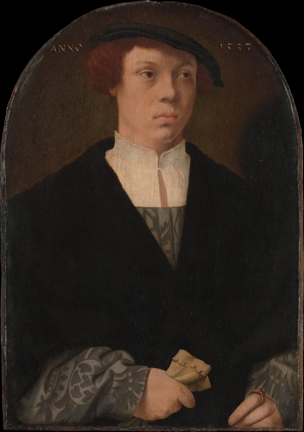 Portrait of a Man, by Bartholomaeus Bruyn the Elder, oil, 1533