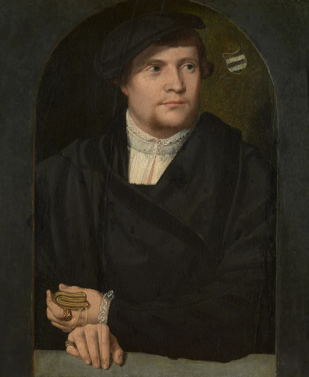 Portrait of a Man, by Bartholomaeus Bruyn the Elder, oil