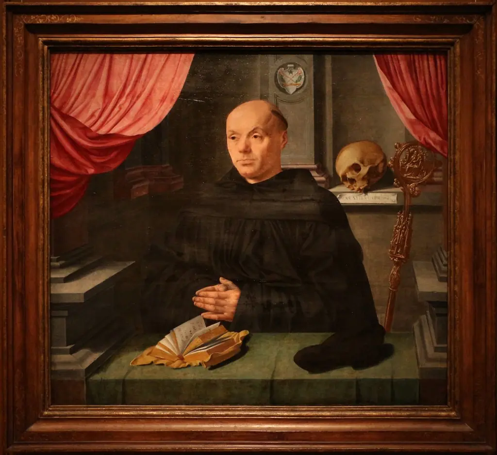 Portrait of Abbot Johann Ingenray, by Bartholomaeus Bruyn the Elder