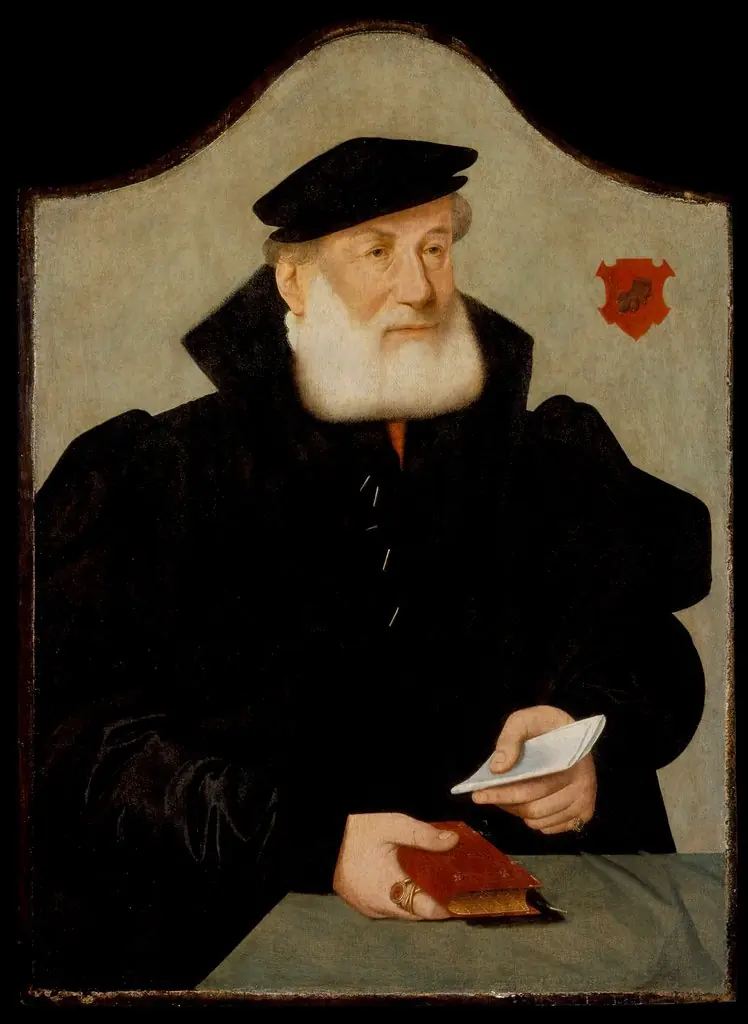 Portrait of Wilhelm Kannengiesser, by Bartholomaeus Bruyn the Elder