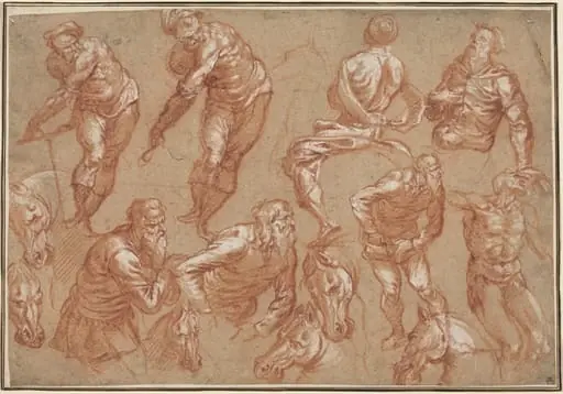 Figure Studies, by Bartholomaeus Spranger