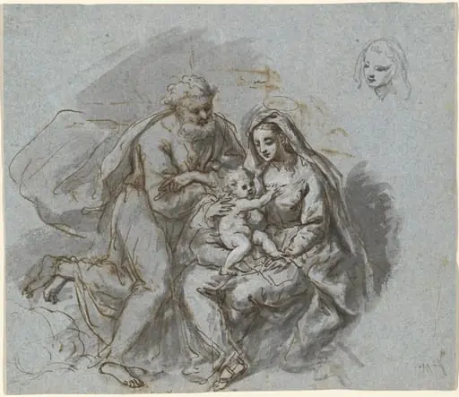 The Holy Family, by Bartholomäus Ignaz Weiss